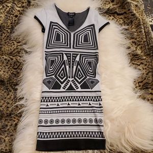 Bebe - tribal bodycon dress
